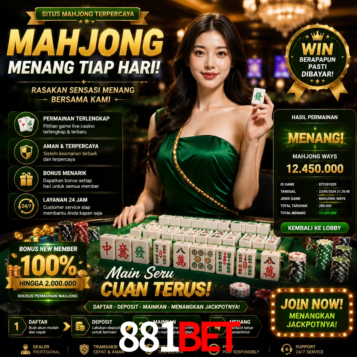 Cashback VIP 881Bet - reembolso semanal